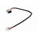 Power jack with cable, HP DV6 Series