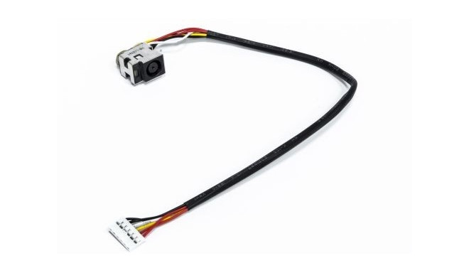 Power jack with cable, HP DV6 Series