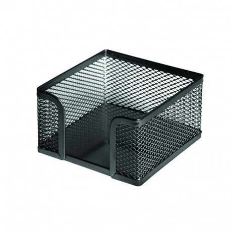 Märkmepaberi karp 9,7x9,7 cm must metall võrk, Forofis