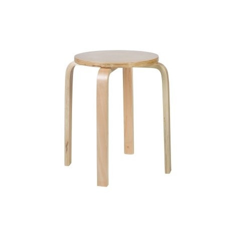 NÄIDIS! Taburet SIXTY-1 10152/ liimpuit kase spooniga D-41xH45cm/ naturaalne KAUPLUSE NÄIDIS