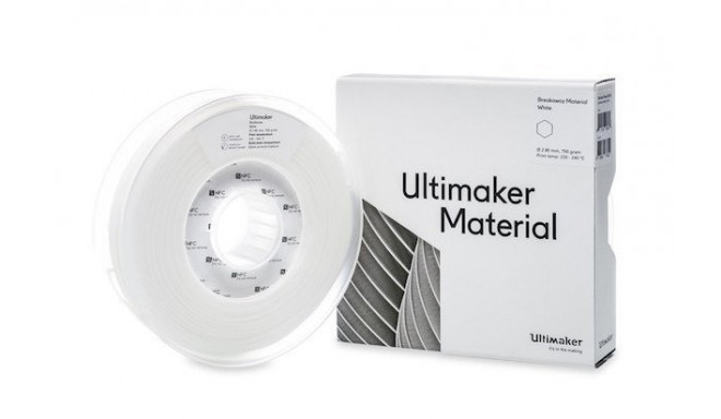 Ultimaker filament tugimaterjal Breakaway, valge