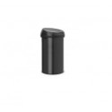 Prügikast 60L, Brabantia,Touch Bin-puutele avanev, K-71,0/92,0cm, L-40,0x S-40,0cm/ Matt Black/black