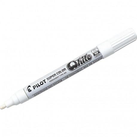 Marker Pilot White M valge, joon 2 mm, veekindel