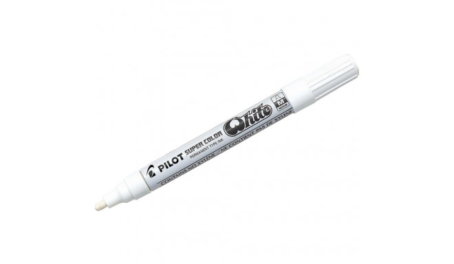 Marker Pilot White M valge, joon 2 mm veekindel