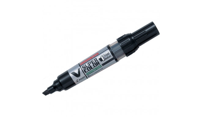 Marker Pilot V Super Color PERMANENT 0,9- 6 mm lõigatud ots, must, BeGreen 92%