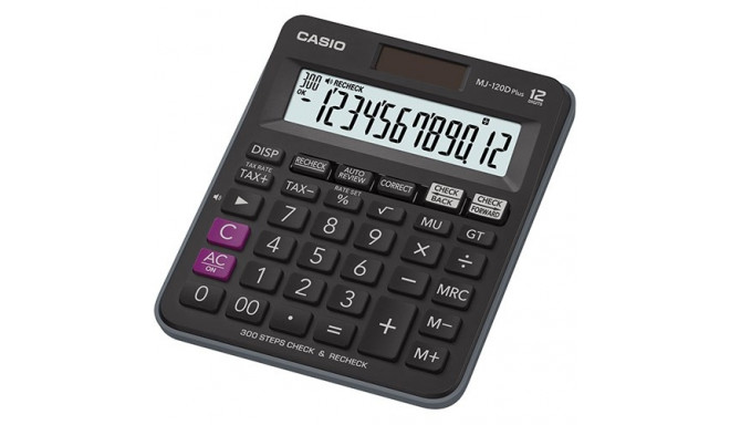Lauakalkulaator Casio MJ-120DPlus Check&Correct - 12 kohaline, tava- ja päikesepatarei, Standardloog
