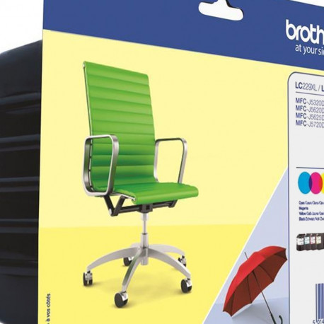 Brother ink cartridge LC229XL Value Pack (LC229XLBK & LC225XLC/M/Y)