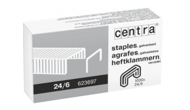 Klambrid Centra 24/6, tsink ,1000tk/pk