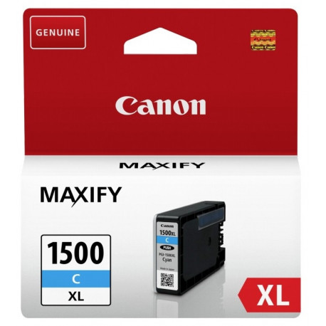 Canon ink cartridge PGI1500XLC 900pgs Maxify MB2050/MB2150/MB2350/MB2750, cyan