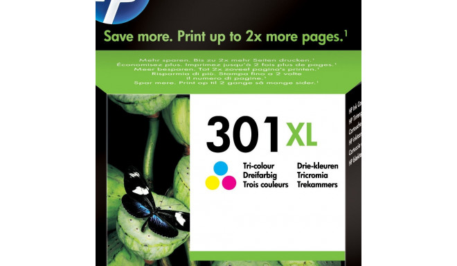 Tint HP CH564E No301XL Tri-Color 330lk värviline suur Deskjet 1000/ 1050/ 1510/ 2050/ 2510/ 2540/ 30