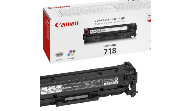 Tooner Canon 718Bk must 3400lk@5% LBP7200/7210 LBP7660Cdn LBP7680Cx MF8330/MF8340/MF8350/MF8360/MF83