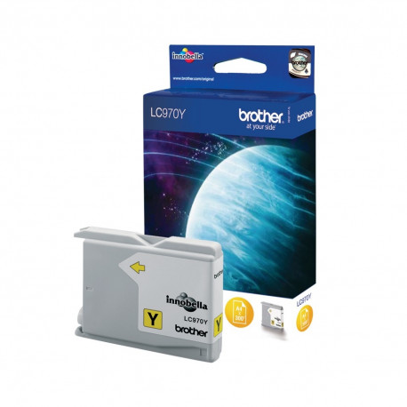 Brother ink cartridge LC970Y DCP-135C/DCP-150C/MFC-235C/MFC-260C 300pgs, yellow