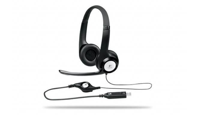 Kõrvaklapid+mikrofon Logitech H390 USB Headset Black/must (20 - 20000 Hz, mic 100 - 10000Hz: kaabel 