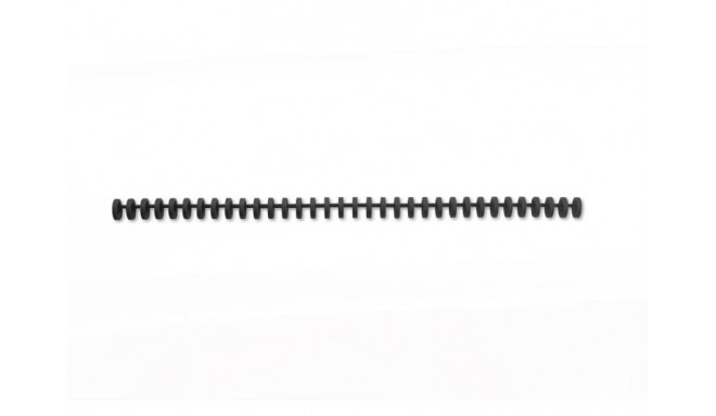 Köitespiraal plast 3:1, 8mm, must, ibiClick/ClickBind, sobib ClickMan seadmetele (1tk - pakis 50tk)