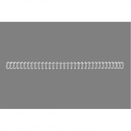Köitespiraal traat 3:1 (34-auguga), nr9, 14,3mm, valge 110 lehte (1tk - pakis 100tk)