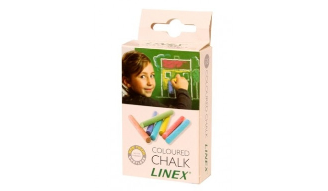 Kriit Linex ümar, värviline,10tk