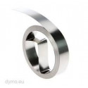 Kleepkirjalint Dymo 12mm, Non-Adhesive Stainless Steel Embossing Tape Metal 6.40m 32500