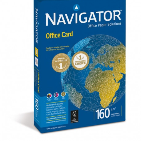 Koopiapaber A4 160g Navigator OfficeCard 250lehte/pk