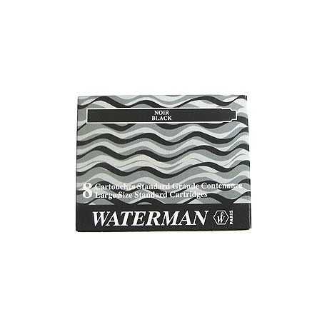 Tindiballoon Waterman Standard/pikk must, 8tk/pk