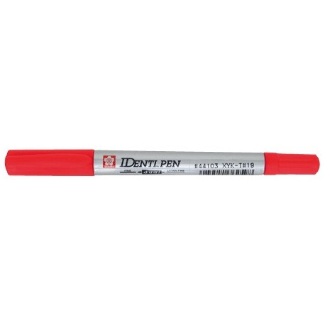 Marker IDENTI-PEN punane,kaheotsaga 0,4/1,0mm,Sakura