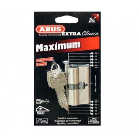 LOCK CYLINDER D6 30X30MM NICKEL 5K