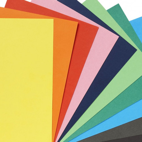 Kartong A4 180g assortii, 10 x 25 lehte