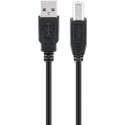 Goobay USB 2.0 Hi-Speed Cable, black, 1.8m
