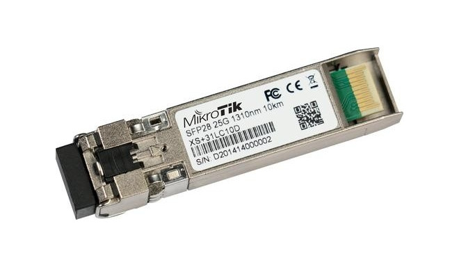 Mikrotik XS+31LC10D network transceiver module Fiber optic 25000 Mbit/s SFP28 1310 nm