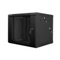 Lanberg WF02-6609-10B rack cabinet 9U Wall mounted rack Black