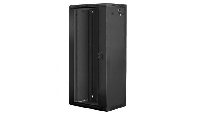 Lanberg WF01-6427-10B rack cabinet 27U Wall mounted rack Black