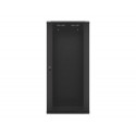 Lanberg WF01-6427-10B rack cabinet 27U Wall mounted rack Black