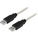 Deltaco USB2-10 USB cable 5 m USB 2.0 USB A
