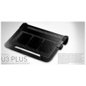 Cooler Master NotePal U3 Plus notebook cooling pad 48.3 cm (19") 1800 RPM Black