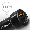 Axagon PWC-QC5 mobile device charger Smartphone, Tablet Black Cigar lighter Fast charging Auto