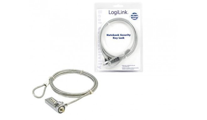 LogiLink Notebook Security Lock w/ Combination cable lock 1.5 m