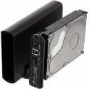 Deltaco MAP-GD33U3 storage drive enclosure HDD enclosure Black 3.5"