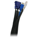 LogiLink KAB0006 cable sleeve Black