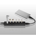 Axagon HUE-SA7BP interface hub USB 3.2 Gen 1 (3.1 Gen 1) Type-A 5000 Mbit/s Black