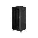 Lanberg FF01-6627-12B rack cabinet 27U Freestanding rack Black