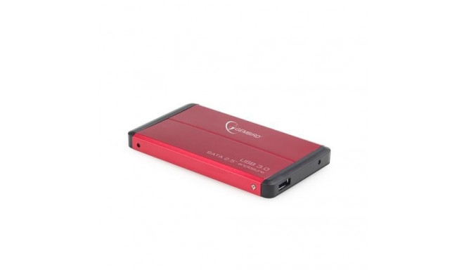 Gembird EE2-U3S-2-R storage drive enclosure HDD enclosure Red 2.5&quot;