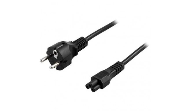 Deltaco DEL-109G power cable Black 5 m C5 coupler