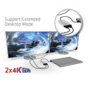 CLUB3D Thunderbolt™ 3 to 2x Displayport™ 1.2 Dual Monitor 4K 60Hz