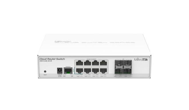 Mikrotik CRS112-8G-4S-IN network switch Managed L3 Gigabit Ethernet (10/100/1000) Power over Etherne