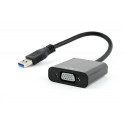 Gembird AB-U3M-VGAF-01 USB graphics adapter 1920 x 1080 pixels Black