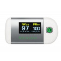Medisana PM 100 heart rate monitor Finger Silver, White