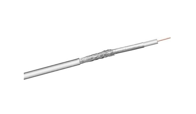 Goobay 100 dB SAT Coaxial Cable, Double Shielded