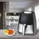 ProfiCook PC-FR 1147 H Single 2.5 L Stand-alone 1500 W Hot air fryer Black, Stainless steel