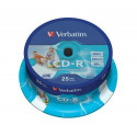 Verbatim CD-R AZO Wide Inkjet Printable 700 MB 25 pc(s)