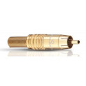 OEHLBACH 6.5mm CJG 65 RCA M wire connector Gold