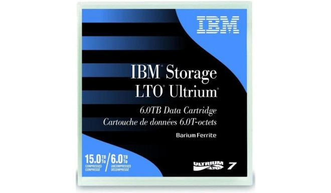 IBM LTO Ultrium 7 Data Cartridge Blank data tape 6 TB